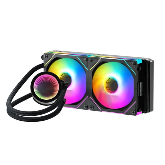 ARGB Sync Liquid Cooling Water Cooled Radiator With 2/3 120mm Efficiency Computer CPU Watercooling NA360 240