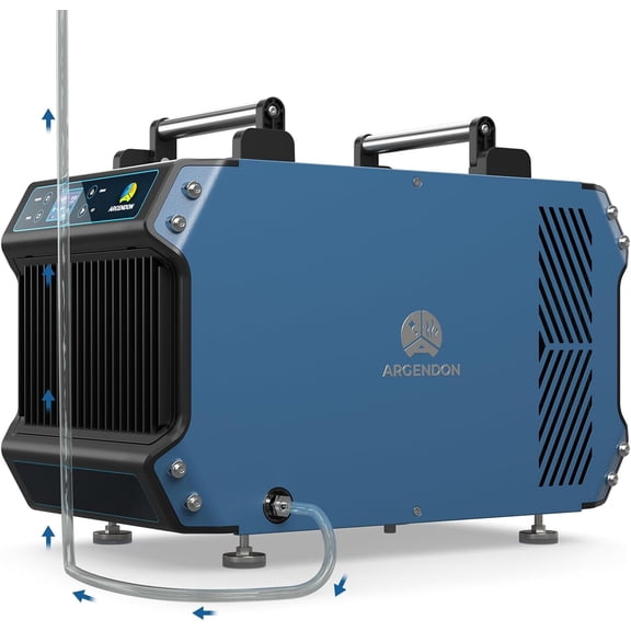 ARGENDON 145 Pint Crawl Spaces Dehumidifier with Pump, Certified Commercial Dehumidifiers with Drain Hose for Basement, Auto Defrost, Compact, up to 1800 Sq.Ft