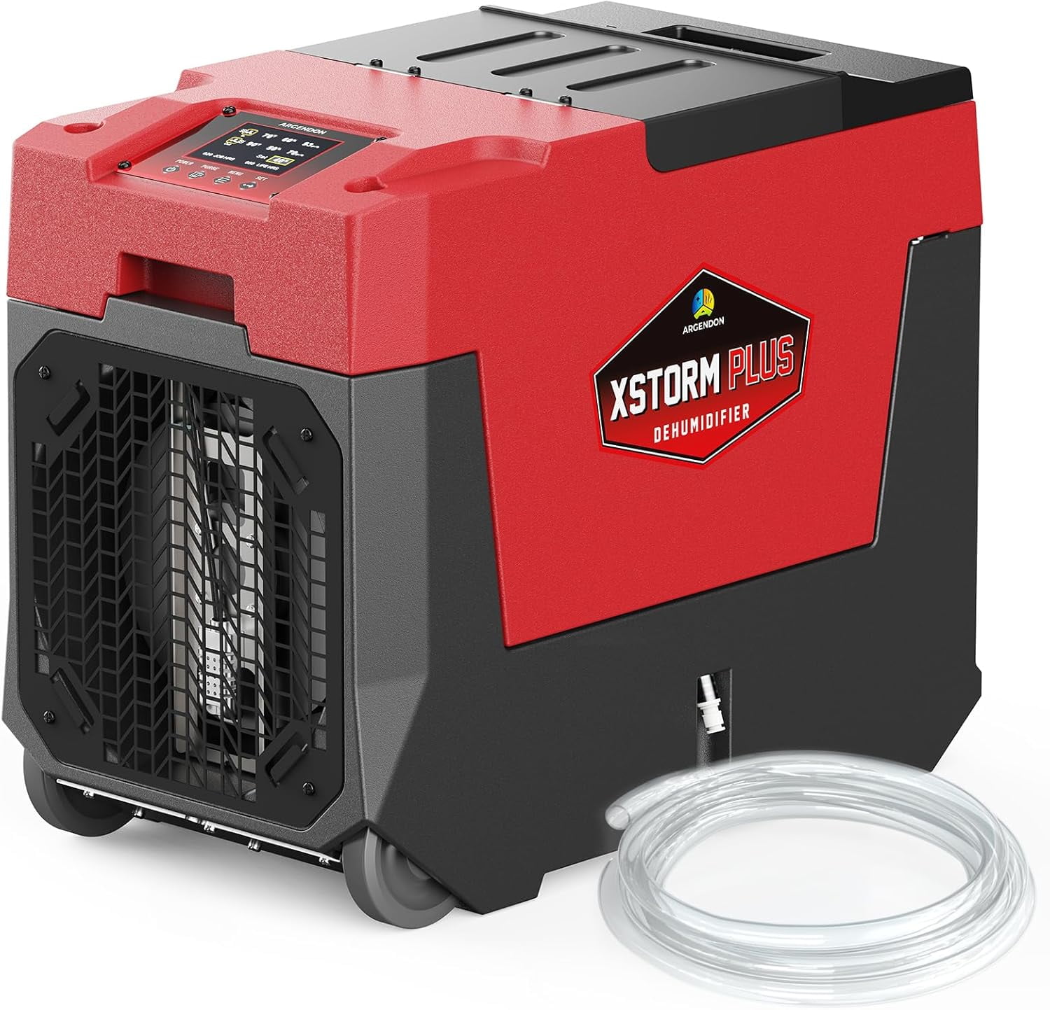 ARGENDON 180PPD Commercial Dehumidifier with Pump Whole House Dehumidifier Suit for 2,300 Sq.Ft Space with Drain Hose for Crawl Spaces, Industry Use, Garage, Basements, limited 5-Year-Warranty