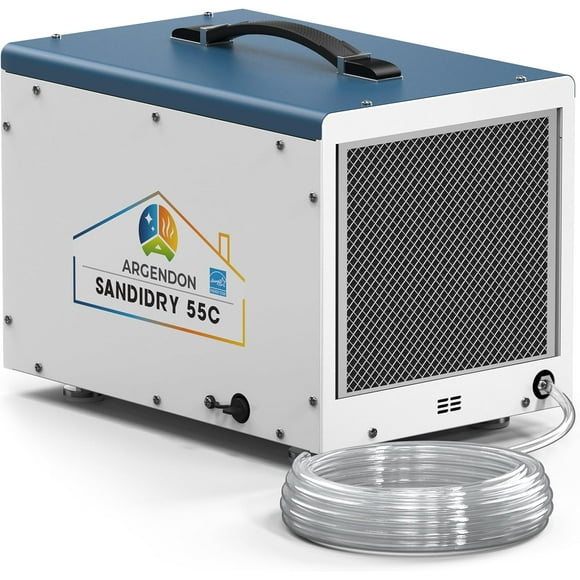ARGENDON Commercial Dehumidifiers with Pump 120 PPD Energy Star Crawl Space Dehumidifier