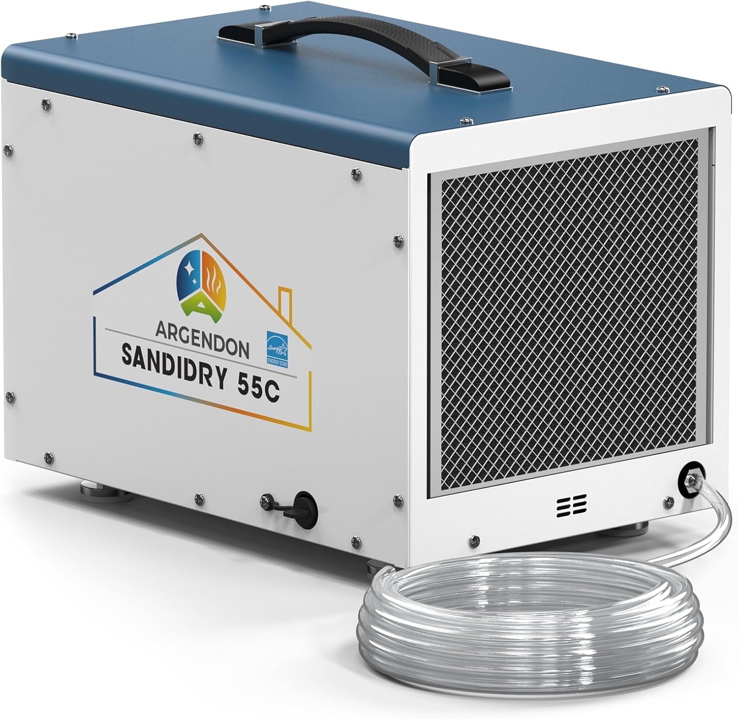 ARGENDON Commercial Dehumidifiers with Pump 120 PPD Energy Star Crawl Space Dehumidifier