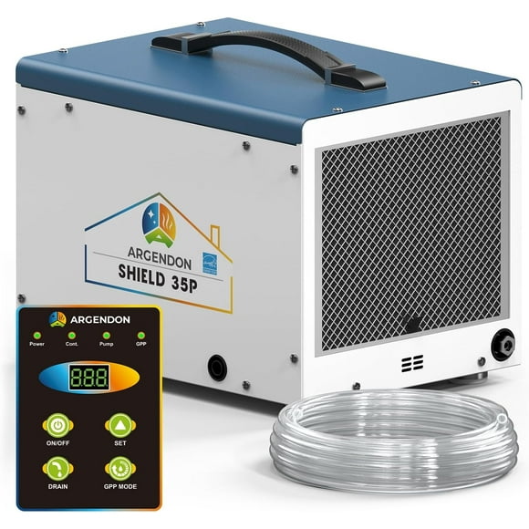 ARGENDON Crawlspace-Dehumidifier with Pump Energy Star Commercial Dehumidifier for Basement with Drain Hose