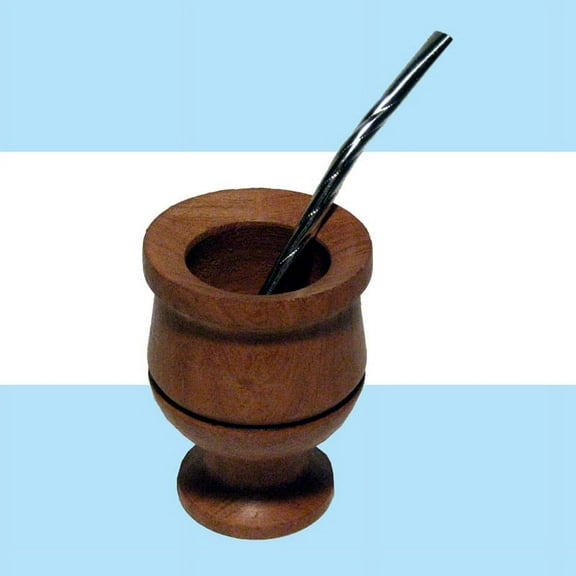 ARGENTINA MATE GOURD CUP ALGARROBO YERBA TEA BOMBILLA DETOX HERBAL DRINK 0185 !