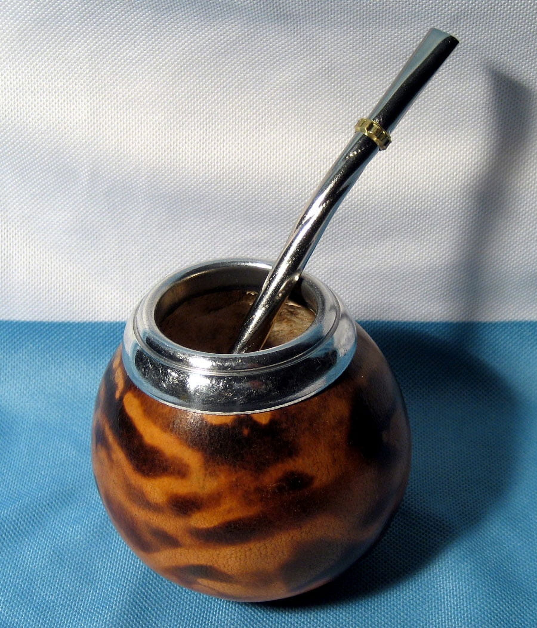 Argentina Mate Gourd Yerba Tea Cup W/straw Bombilla Kit Weight Loss Drink  0045 for sale online