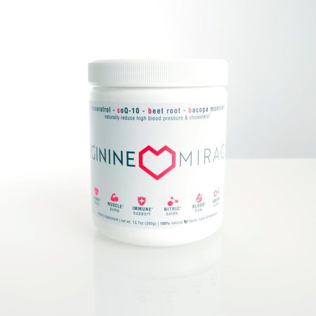 ARGININE MIRACLE®, Heart Health, Jars, Fruit Punch, 1-Month Supply