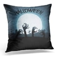 thumbnail image 1 of ARHOME Black Hand 10 Halloween with Zombies and The Moon Monster Throw Pillow Case Pillow Cover Sofa Home Decor 16x16 Inches, 1 of 1