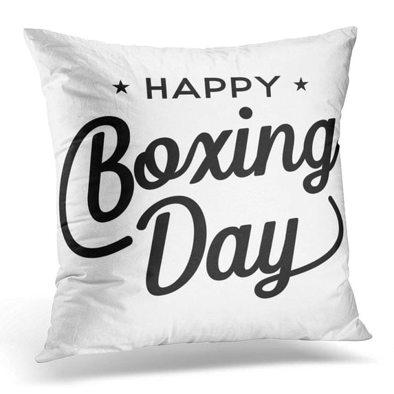 ARHOME Black Sale Happy Boxing Day Cheap Pillow Case Pillow Cover 20x20 inch