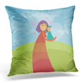 thumbnail image 1 of ARHOME Blue Mom Mother Holding Little Child Embrace Outdoors Concept Family Love Birth New Life Green Woman Pillows case 20x20 Inches Home Decor Sofa Cushion Cover, 1 of 1