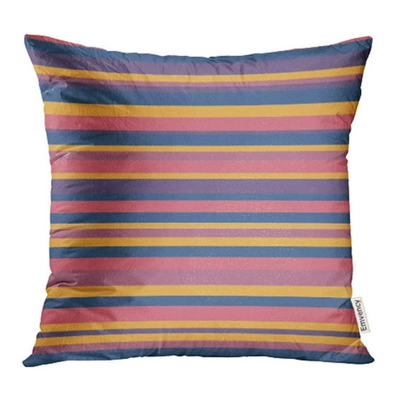 ARHOME Blue Stripe Striped Vintage Color Pattern Colorful Vertical 90S Abstract Bright Pillowcase Cushion Cases 20x20 inch