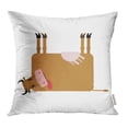 thumbnail image 1 of ARHOME Brown Dying Dead Cow Farm Animal Corpse Cattle Barren Body Bovine Bull Cadaver Pillowcase Cushion Cases 16x16 inch, 1 of 1
