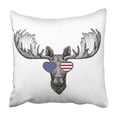 thumbnail image 1 of ARHOME Character Wild Animal for Patch Tattoo Emblem and Badge Drawing Elk Engraving Pillowcase Cushion Cover 16x16 inch, 1 of 1