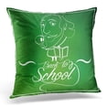 thumbnail image 1 of ARHOME Colorful Board Chalkboard with Drawing of William Shakespeare Green Book Pillows case 18x18 Inches Home Decor Sofa Cushion Cover, 1 of 1