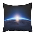 thumbnail image 1 of ARHOME Earth Sunrise Over Cloudy Ocean with No Stars of This Furnished By Nasa Pillowcase Cushion Cover 20x20 inch, 1 of 1