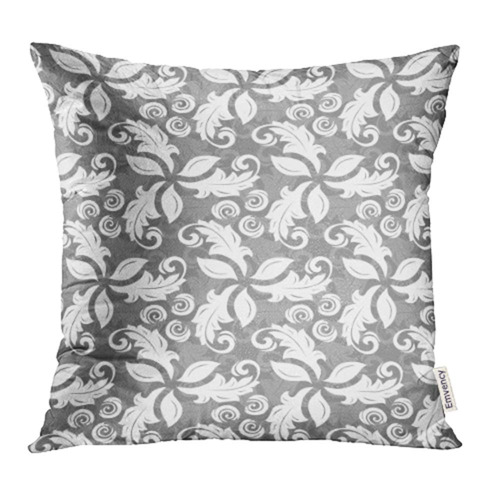 ARHOME Flower Floral Oriental with Gray Arabesque and Abstract and