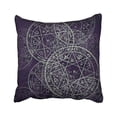 thumbnail image 1 of ARHOME Sacred Geometry Cabala Symbol Jupiter Pentacle Solomon Wisdom Trending Modern Pillow Case Pillow Cover 16x16 inch Throw Pillow Covers, 1 of 1