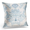 thumbnail image 1 of ARHOME Silver Vintage Luxury for Patterns Baroque Damask Floral Antique Pillow Case Pillow Cover 20x20 inch, 1 of 1