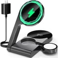 thumbnail image 1 of ARIAGLINT 3-in-1 Wireless Charger, 20W Fast Charging Stand Compatible with iPhone, Apple Watch & AirPods, Portable Charging Station for Home, Office and Travel, 1 of 7