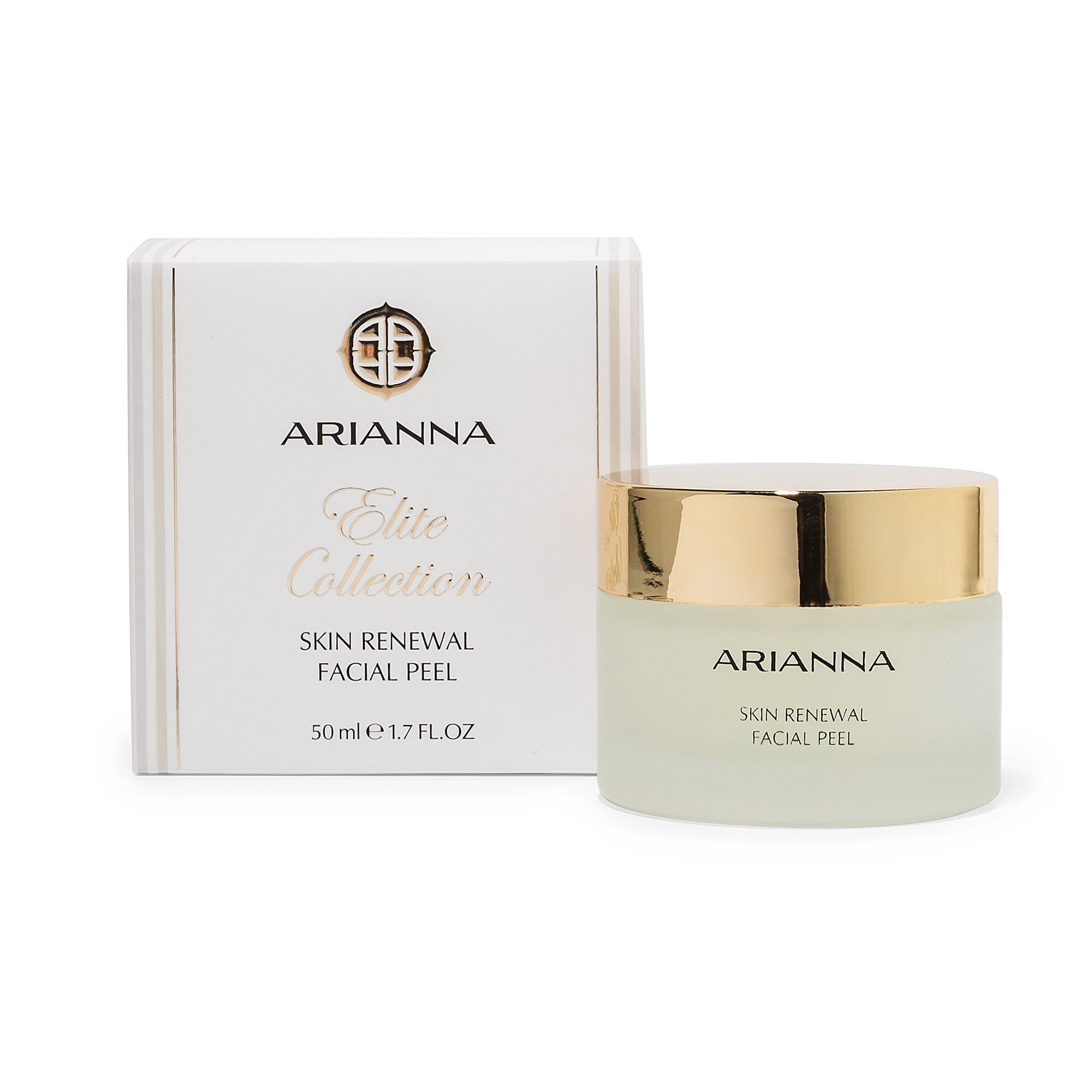 Arianna Skincare Renewal Dead Sea Minerals Facial Exfoliant Vegan Peeling Gel, 1.7 oz