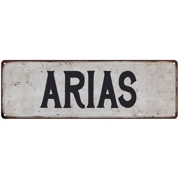 ARIAS Vintage Look Rustic Chic Metal Sign 6x18 106180036319