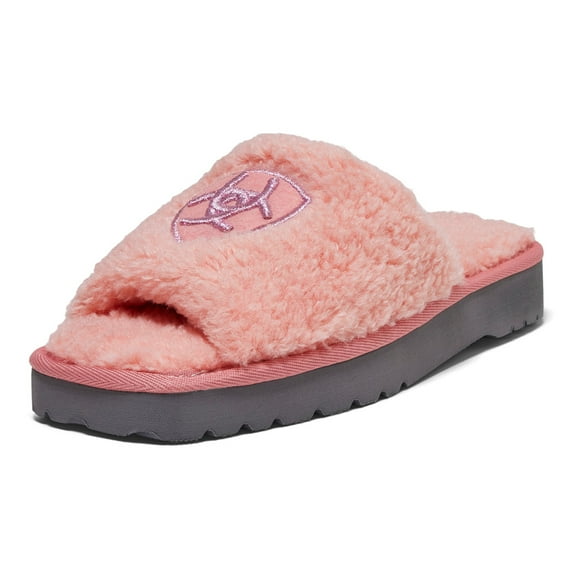 ARIAT Adult Female Cozy Slide Slippers, Color: Pink, Size: 10