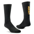 thumbnail image 1 of ARIAT Cotton Mid Calf, 3-Pair Pack, Color: Black, Size: M (AR2294-002-M), 1 of 2