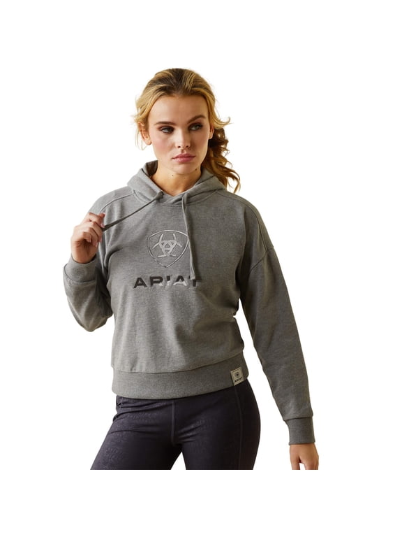 Female Just Hoodie Heather Grey X-Large