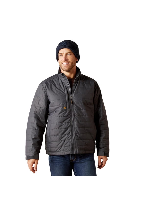 Men's Rebar Cordura Ripstop Lightweight Insulated Jacket, Rebar Grey, Large