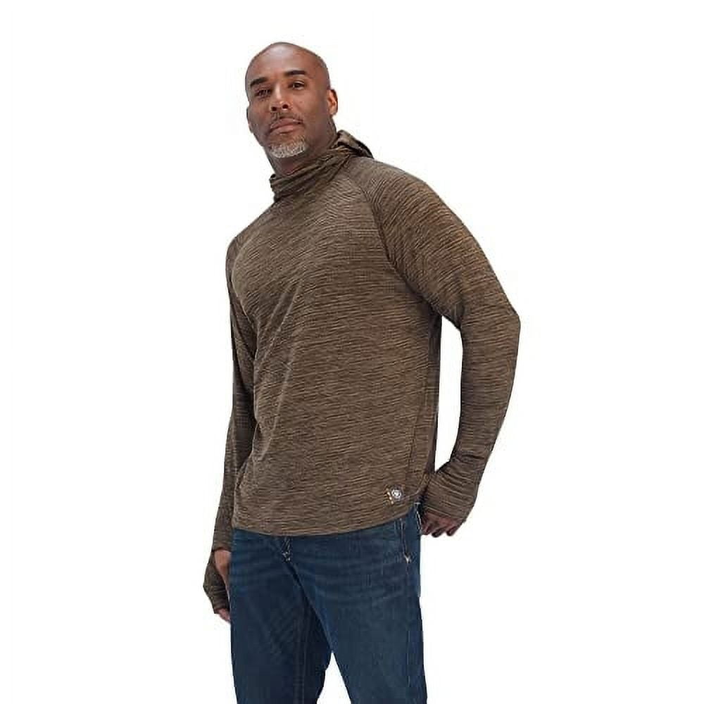 Rebar Gridwork Baselayer ¼-Zip – Bitter Chocolate (Style P27969)
