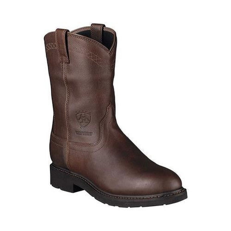 ARIAT Sierra Brown Leather Round Toe Waterproof Outdoor Sturdy Men\'s Work Boots Ariat Men main image 4
