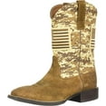 thumbnail image 1 of ARIAT Men's Sport Patriot Western Boot 10 Antique Mocha Suede/Sand Camo Print, 1 of 8