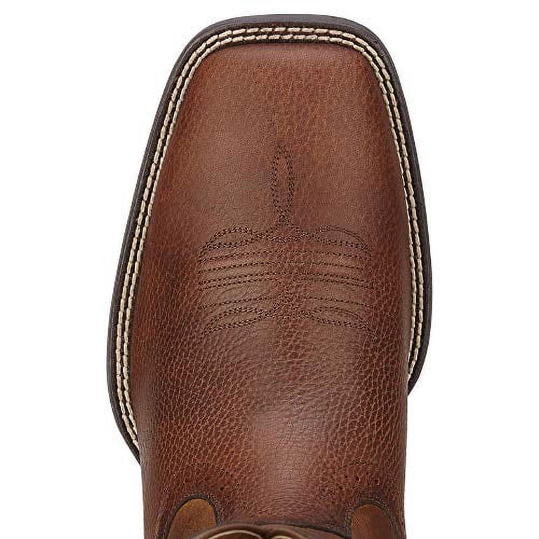 Botas Vaqueras ARIAT Sport Punta Cuadrada Ancha - Hombre, Cuero Completo, Suela Duratread