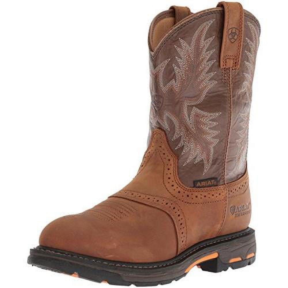 Bota De Trabalho Ariat Workhog - Couro - 11.5 D US - Aged Bark/Army Green