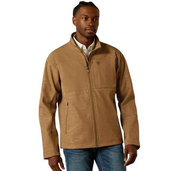 ARIAT Vernon Softshell Jacket, Khaki Southwest, XX-Large