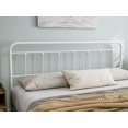 thumbnail image 1 of ARICOEASY Metal California King Size Headboard for Bedroom with Height Adjustable, Sturdy Headboard Suitable for Bedrooms, Hotel, Guesthouse, White, 1 of 7