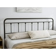 thumbnail image 1 of ARICOEASY Metal King Size Headboard with Height Adjustable for Bedroom, Black, 1 of 7