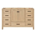 thumbnail image 1 of Ariel Cambridge 54 Inch Single Sink Base Cabinet In Oak, 1 of 10