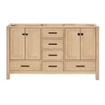 thumbnail image 1 of Ariel Cambridge 60 Inch Double Sink Base Cabinet In Oak, 1 of 10