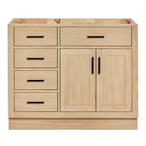 Ariel Hepburn 42 Inch Single Sink Base Cabinet In Oak