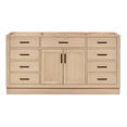 thumbnail image 1 of Ariel Hepburn 66 Inch Single Sink Base Cabinet In Oak, 1 of 10