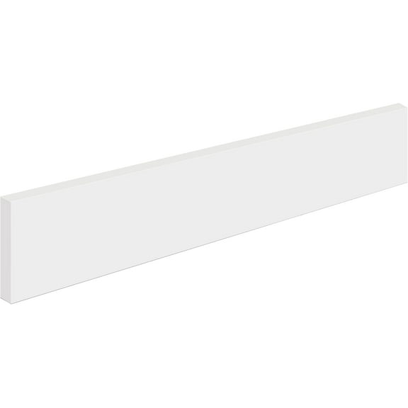 ARIEL Modern Pure White Quartz Sidesplash for Vanity – 22"x4"
