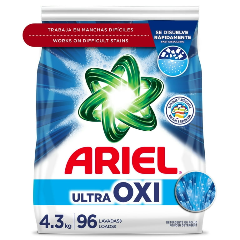 ariel Ariel Laundry Detergent Powder, Ultra Oxi, Original Scent, 4.3 kg