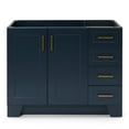 thumbnail image 1 of Ariel Q042s-L-Bc Taylor 42" Free Standing Hardwood Single Vanity Cabinet Only - Blue, 1 of 7