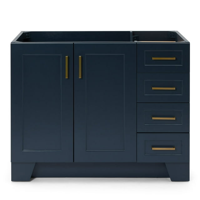 Ariel Q042s-L-Bc Taylor 42" Free Standing Hardwood Single Vanity Cabinet Only - Blue