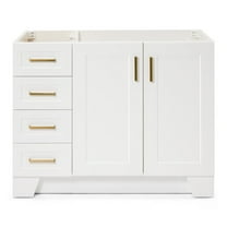 Ariel Q042s-R-Bc Taylor 42" Free Standing Hardwood Single Vanity Cabinet Only - White