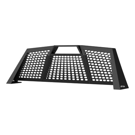 ARIES 1110110 Switchback Black Aluminum Truck Headache Rack Cab Protector, Select Chevrolet Silverado, GMC Sierra 1500, 2500, 3500 HD Fits select: 2019 CHEVROLET SILVERADO LD