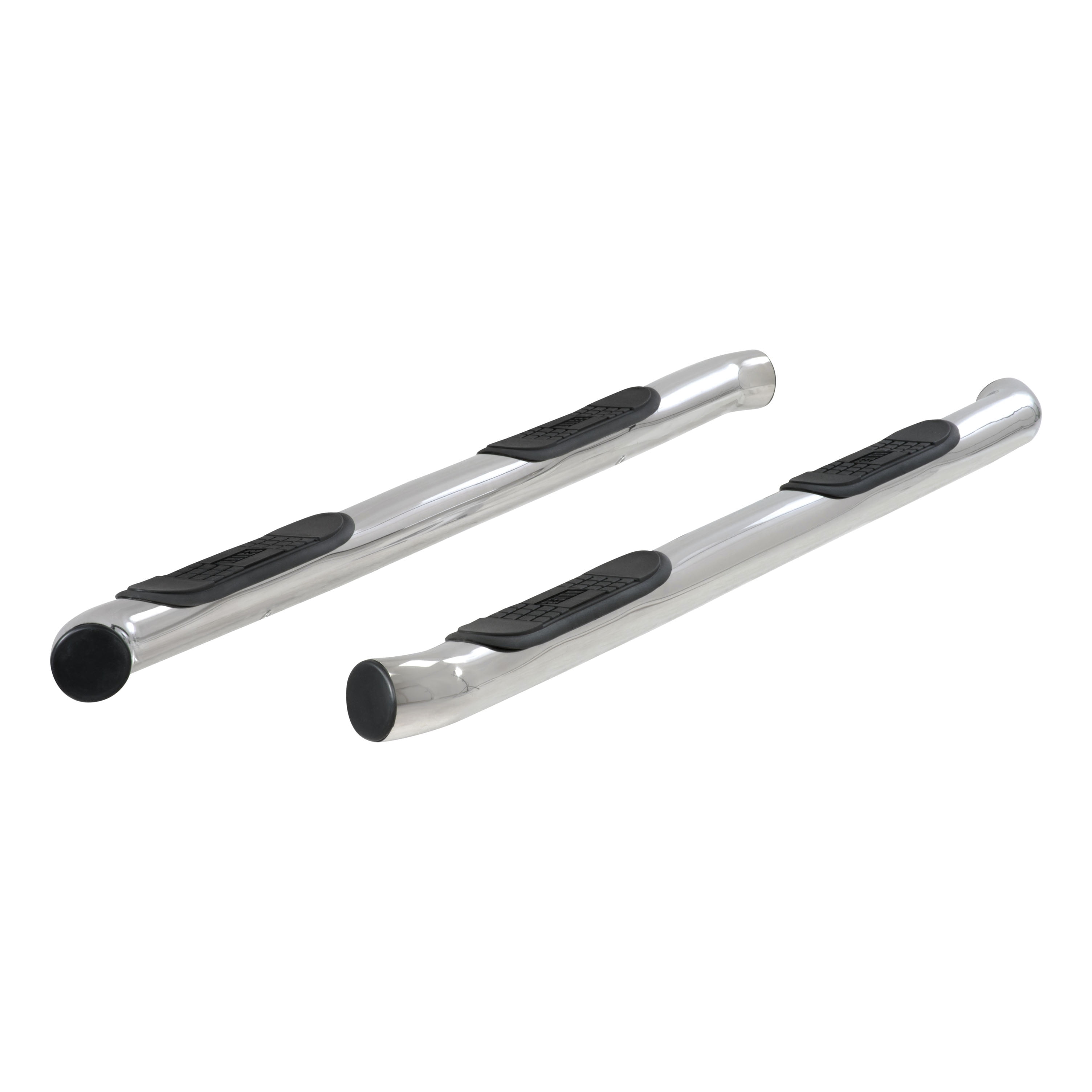 ARIES 201008‑2 Automotive Steps 3" Round, No-Drill, Polished Stainless Steel Nerf Bars for 2014–2018 Jeep Grand Cherokee