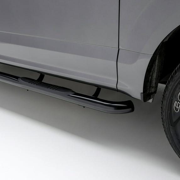 ARIES 204054 3-Inch Round, Semi‑Gloss Black Steel Nerf Bars