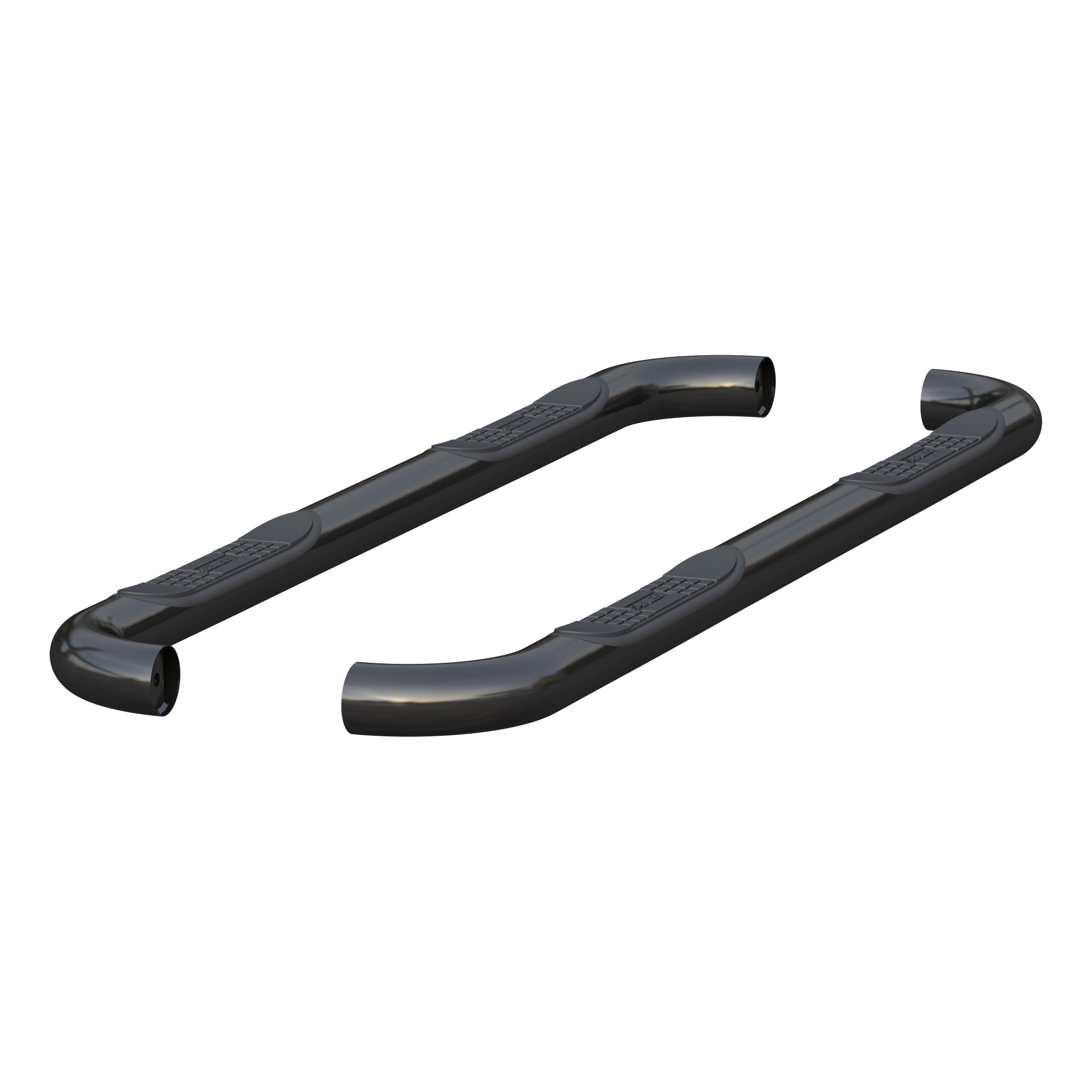 ARIES 205040 3-Inch Round Black Steel Nerf Bars, No-Drill, Automotive Steps