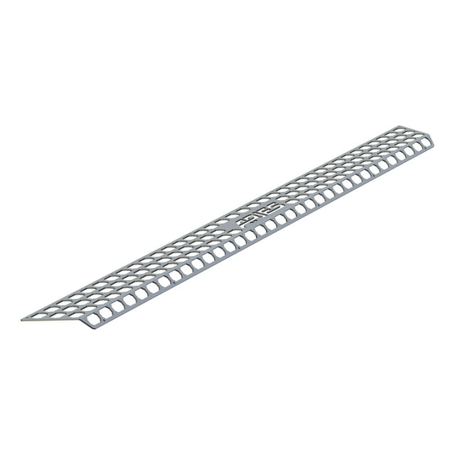 ARIES 2055185 Paintable 85-Inch Raw Aluminum AdvantEDGE Running Board Step Pad Fits select: 2015-2017 FORD F150, 2015 CHEVROLET SILVERADO