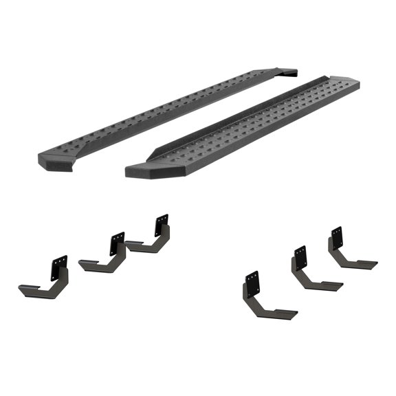 ARIES 2055549 RidgeStep Black Steel 6-1/2 x 91-Inch Truck Running Boards, Select Ram 1500 Crew Cab Fits select: 2023 RAM 1500 BIG HORN/LONE STAR